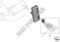 Control unit, tailgate function module for BMW 730dX