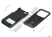 Cover for wireless charging for BMW X4 30dX