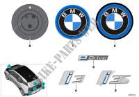 Emblems / letterings for BMW i3 60Ah Rex 2013