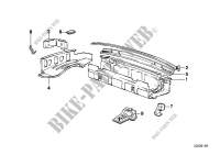Folding top compartment for BMW 320i 1987