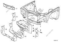 Front body parts for BMW 320i 1987