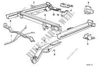Rear floor parts for BMW 320i 1987
