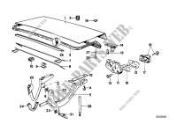 Trunk lid/closing system for BMW 320i 1987