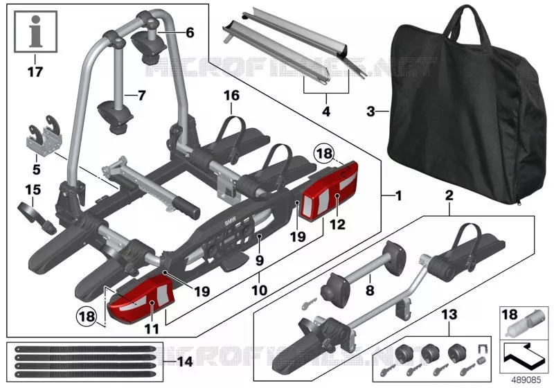 Rear bike rack Pro BMW BMW 3 Series 2006 325d N 325d