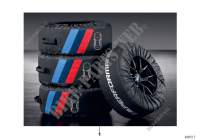 M Performance tyre bags for BMW 125i