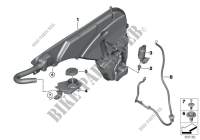 Sep.components f.washer fluid reservoir for BMW X4 20iX