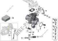 Turbo charger with lubrication for BMW 320d 2008